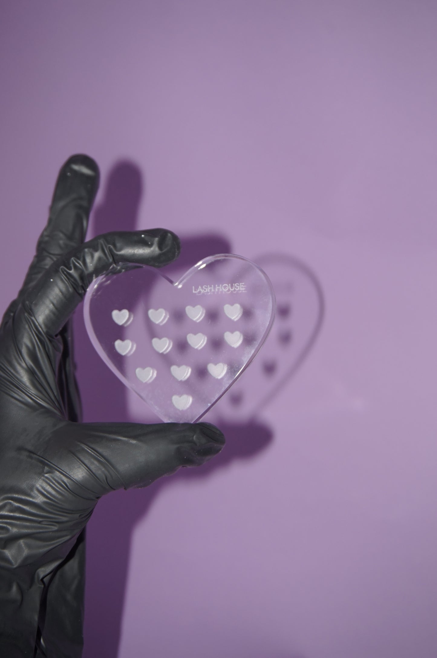 Base de corazón para adhesivo