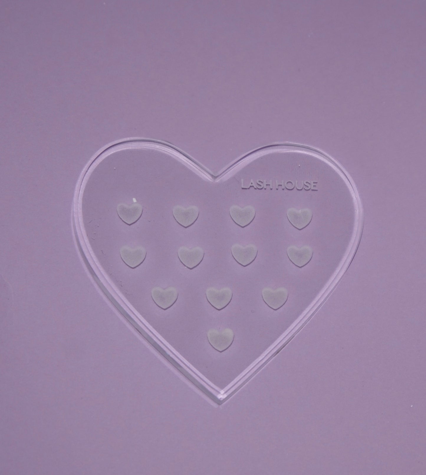 Base de corazón para adhesivo